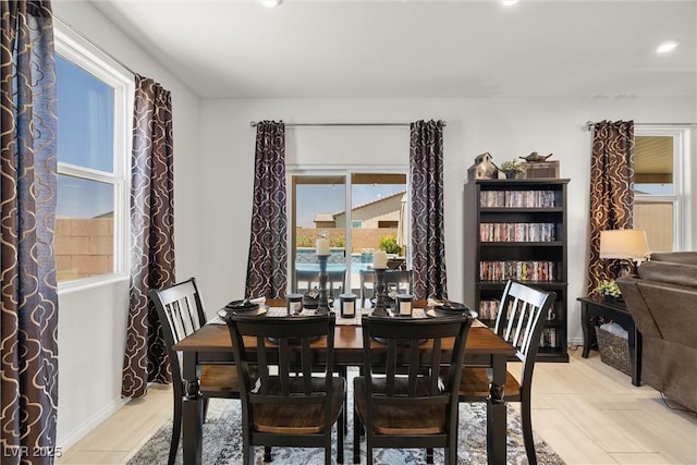 3568 E Malheur Ave, Pahrump, NV 89061 - dining area with recessed lighting and baseboards