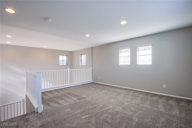 8026 Sunset Creek St, Las Vegas, NV 89113 - empty room with carpet, a smoke detector, and recessed lighting