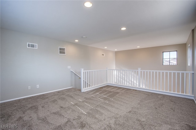 8026 Sunset Creek St, Las Vegas, NV 89113 - carpeted spare room with recessed lighting and baseboards