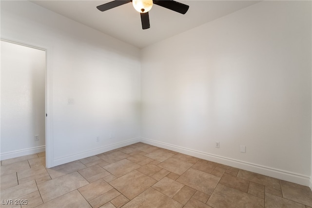 4014 Trapani Pl, Las Vegas, NV 89141 - empty room with ceiling fan and baseboards