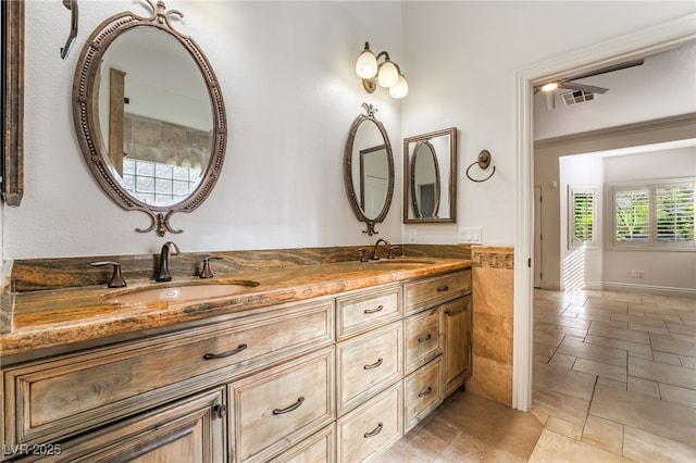 4014 Trapani Pl, Las Vegas, NV 89141 - bathroom featuring double vanity