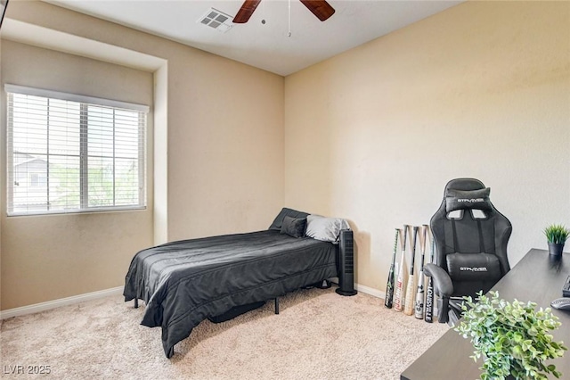 6897 Linda Creek Ct, Las Vegas, NV 89178 - carpeted bedroom featuring baseboards and a ceiling fan