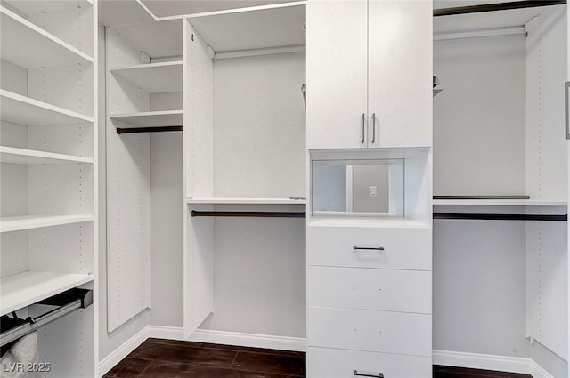 3908 Total Eclipse St, Las Vegas, NV 89129 - walk in closet featuring dark wood-style floors