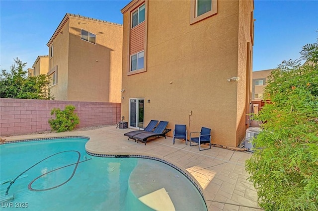 3908 Total Eclipse St, Las Vegas, NV 89129 - view of swimming pool featuring a patio area and a fenced backyard
