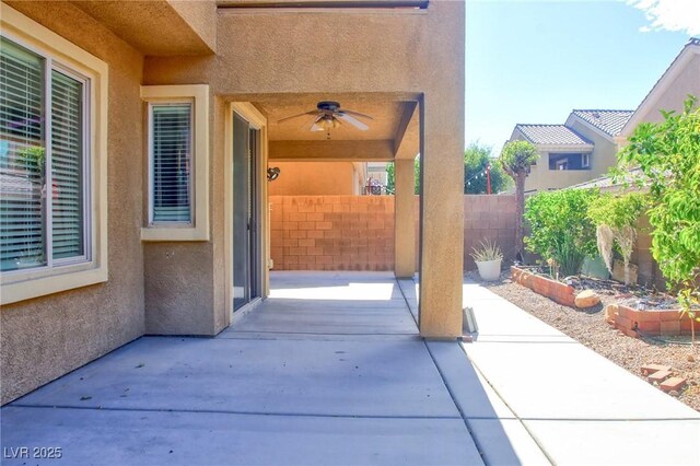 72 Broken Putter Way, Las Vegas, NV 89148 - view of patio with a ceiling fan