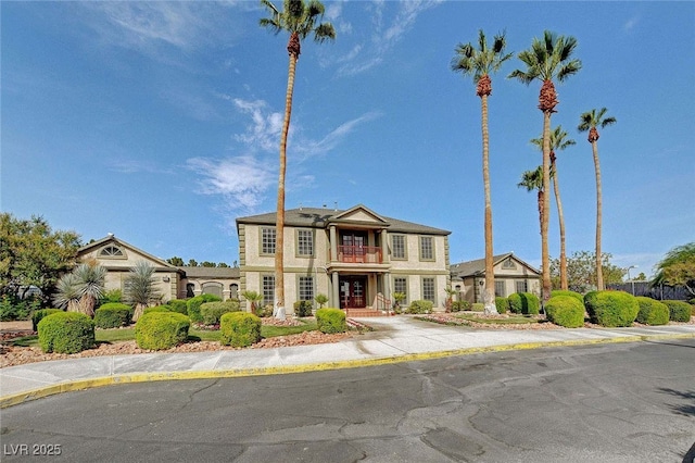 6652 Coral Springs Cir, Las Vegas, NV 89108 - view of front facade featuring a balcony