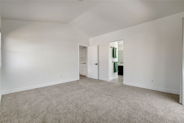 6652 Coral Springs Cir, Las Vegas, NV 89108 - unfurnished room with light colored carpet and vaulted ceiling