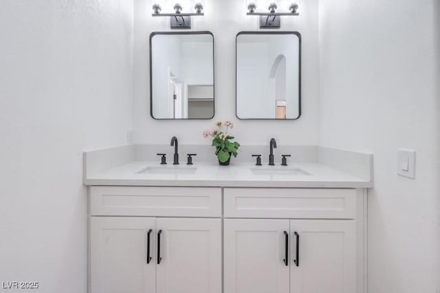 6456 First View Ave, Las Vegas, NV 89142 - bathroom with double vanity