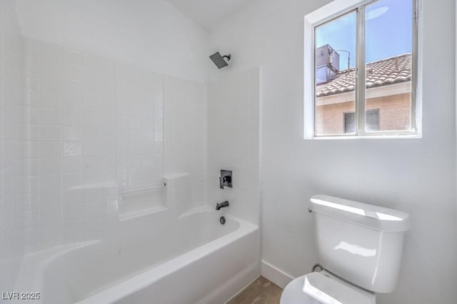 6456 First View Ave, Las Vegas, NV 89142 - bathroom with wood finished floors and shower / tub combination