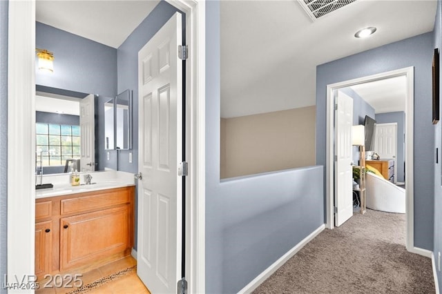 262 Cielito Lindo St, Henderson, NV 89012 - bathroom featuring vanity and baseboards