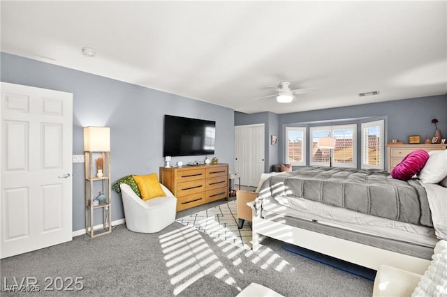 262 Cielito Lindo St, Henderson, NV 89012 - carpeted bedroom featuring baseboards and ceiling fan