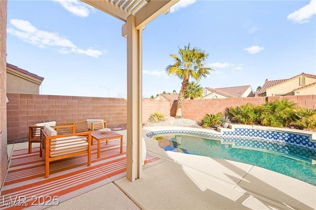 262 Cielito Lindo St, Henderson, NV 89012 - view of swimming pool featuring a fenced backyard and a patio