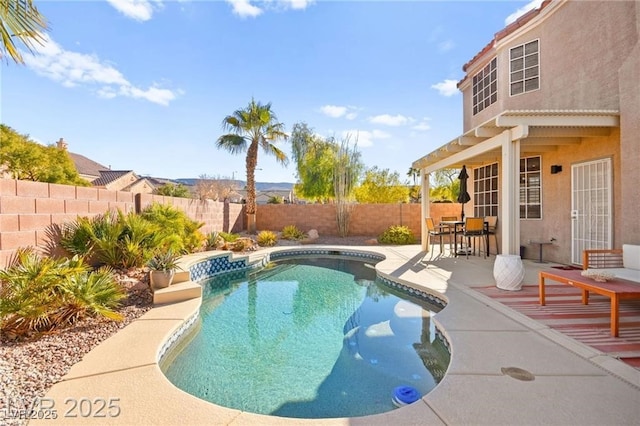 262 Cielito Lindo St, Henderson, NV 89012 - view of swimming pool with a fenced backyard and a patio area