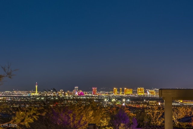 12544 Claymore Highland Ave, Las Vegas, NV 89138 - city view featuring a view of city lights