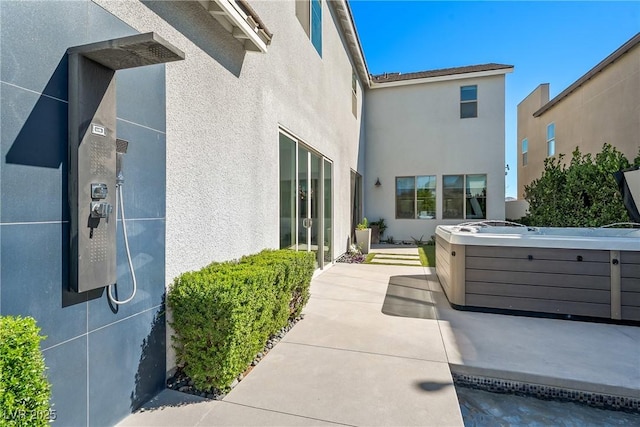 2722 Marchetti Pl, Henderson, NV 89044 - view of patio / terrace featuring a hot tub