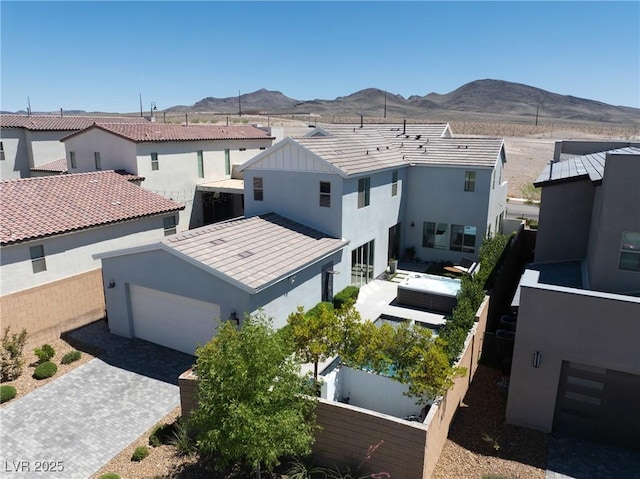 2722 Marchetti Pl, Henderson, NV 89044 - aerial view of residential area featuring a mountain backdrop
