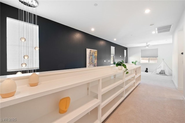 2722 Marchetti Pl, Henderson, NV 89044 - hall featuring light carpet and recessed lighting