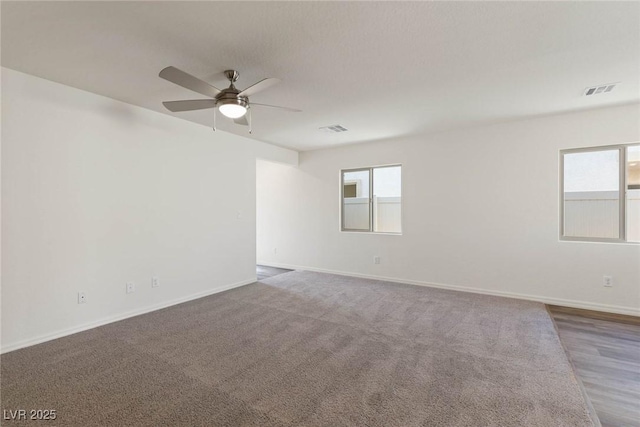 4249 Gold Desert St, North Las Vegas, NV 89032 - carpeted empty room with ceiling fan and baseboards