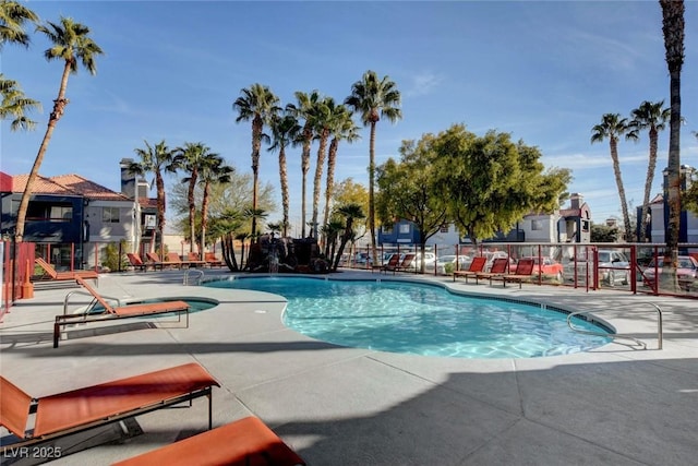 8600 W Charleston Blvd Unit 1059, Las Vegas, NV 89117 - community pool with a patio and a residential view