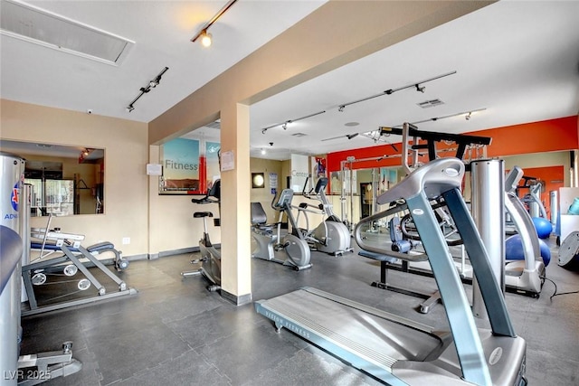 8600 W Charleston Blvd Unit 1059, Las Vegas, NV 89117 - workout area with track lighting
