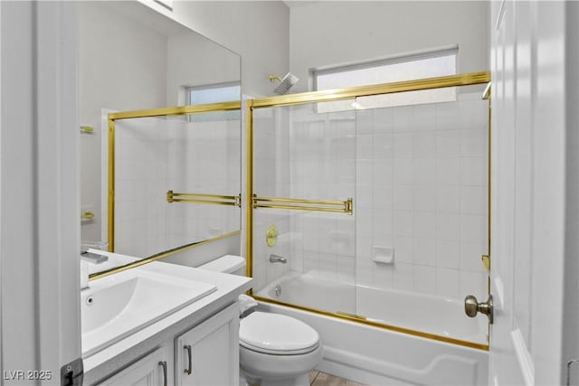 2512 Huber Heights Dr, Las Vegas, NV 89128 - full bathroom with vanity and enclosed tub / shower combo