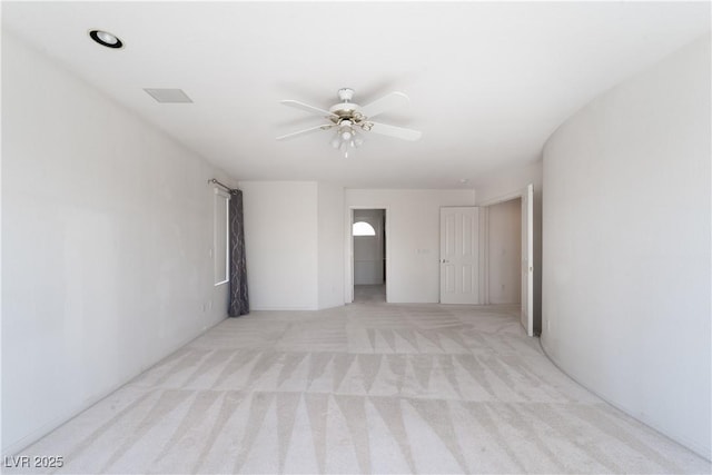9604 Summer Cypress St, Las Vegas, NV 89123 - spare room with light colored carpet and a ceiling fan