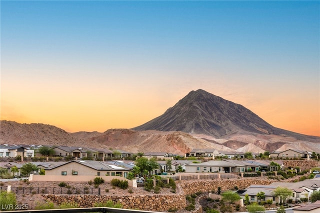 12 Desert Lake Ln, Henderson, NV 89011 - mountain view with nearby suburban area