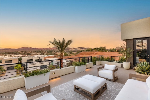 12 Desert Lake Ln, Henderson, NV 89011 - patio / terrace featuring a mountain view
