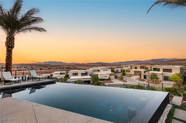 12 Desert Lake Ln, Henderson, NV 89011 - view of pool featuring a mountain view