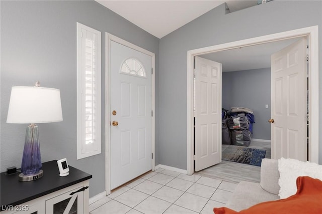 998 Hunters Run Dr, Henderson, NV 89002 - foyer with lofted ceiling, light tile patterned floors, and plenty of natural light
