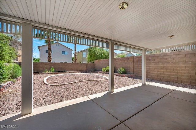 6377 W Haleh Ave, Las Vegas, NV 89141 - fenced backyard featuring a patio