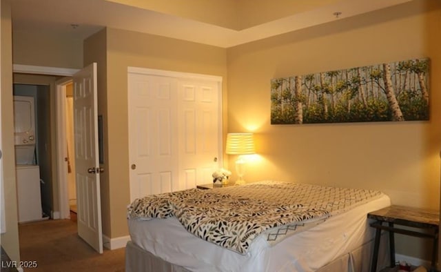 63 E Agate Ave Unit 202, Las Vegas, NV 89123 - carpeted bedroom with a closet and baseboards