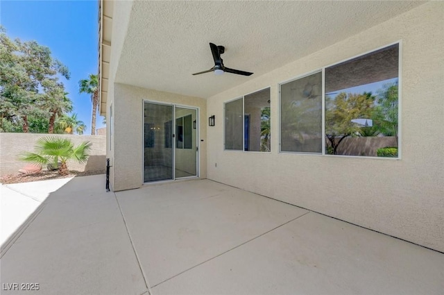 9632 Cherry Canyon Ave, Las Vegas, NV 89129 - view of patio / terrace with ceiling fan
