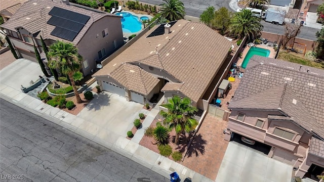 9632 Cherry Canyon Ave, Las Vegas, NV 89129 - view of subject property with a pool