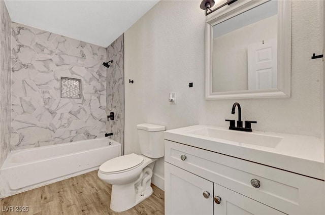 1804 David Ave, Las Vegas, NV 89101 - bathroom featuring vanity, wood finished floors, and bathing tub / shower combination