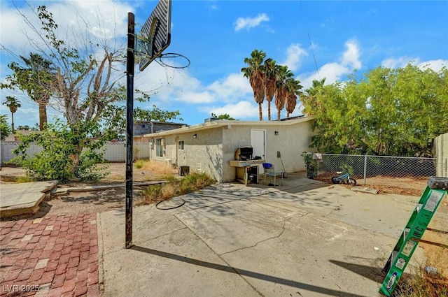1804 David Ave, Las Vegas, NV 89101 - back of house with a fenced backyard, a patio, and stucco siding