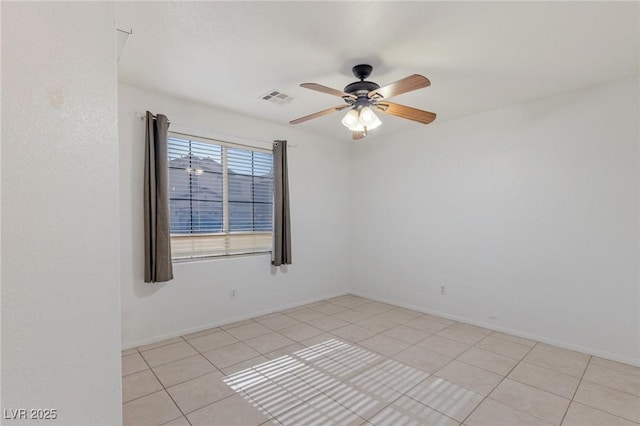 4043 Lilac Creek Ct, Las Vegas, NV 89122 - empty room with light tile patterned floors and a ceiling fan