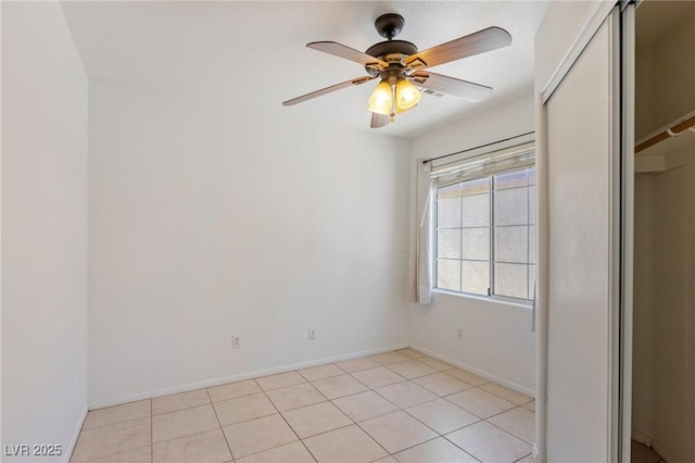 4043 Lilac Creek Ct, Las Vegas, NV 89122 - spare room with a ceiling fan and light tile patterned floors
