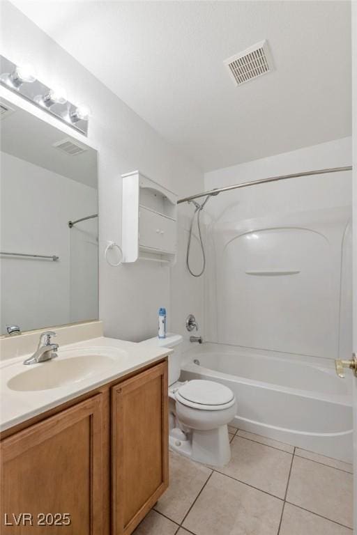 4043 Lilac Creek Ct, Las Vegas, NV 89122 - bathroom featuring vanity, shower / washtub combination, and tile patterned flooring
