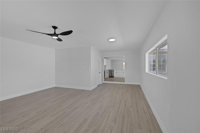 2005 Jansen Ave, Las Vegas, NV 89101 - empty room featuring light wood-style flooring and a ceiling fan