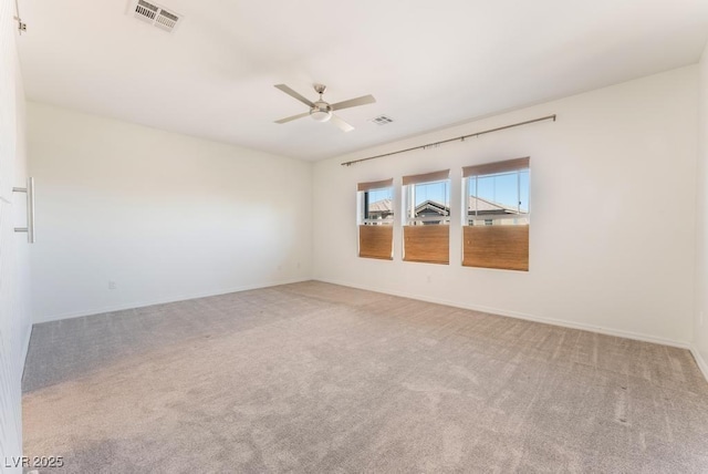 5735 Oak Bend Dr, Las Vegas, NV 89135 - carpeted empty room with ceiling fan and baseboards