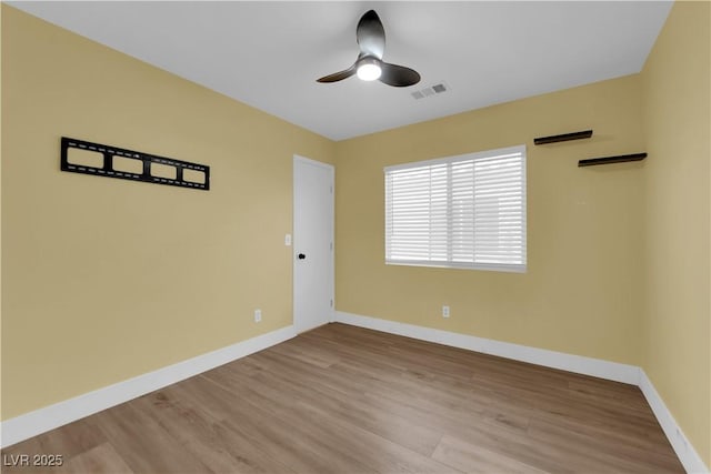 638 Ribbon Grass Ave, Las Vegas, NV 89183 - spare room with wood finished floors and ceiling fan