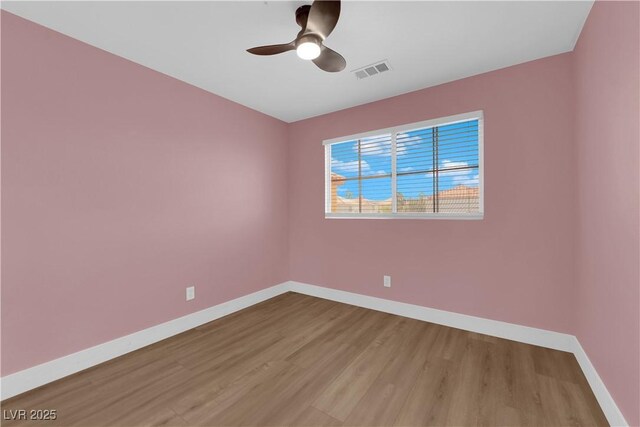 638 Ribbon Grass Ave, Las Vegas, NV 89183 - spare room with wood finished floors and a ceiling fan