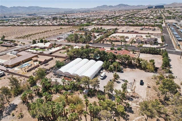55 Siddall Ave, Las Vegas, NV 89183 - aerial overview of property's location featuring mountains