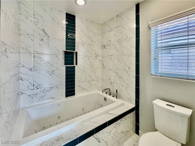 248 Crystal Rose Ct, Las Vegas, NV 89106 - full bathroom featuring toilet and a combined bath / shower with jetted tub