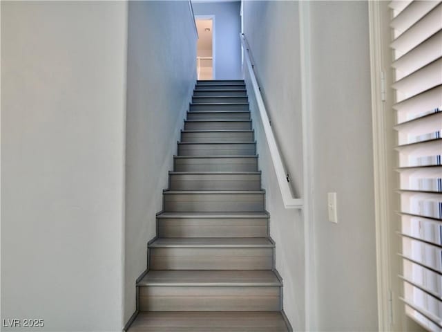 248 Crystal Rose Ct, Las Vegas, NV 89106 - stairway with wood finished floors