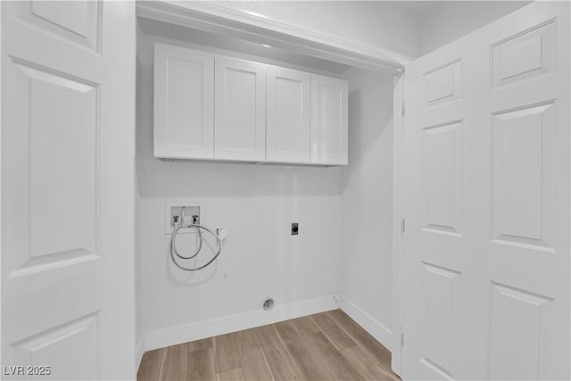 9412 Mount Cherie Ave Unit 102, Las Vegas, NV 89129 - washroom featuring hookup for a washing machine, cabinet space, wood finished floors, and electric dryer hookup
