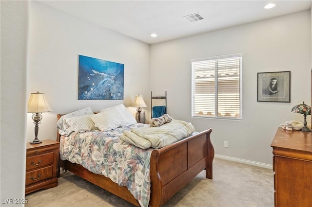 6315 Carol Butte Ct, Las Vegas, NV 89141 - bedroom with light carpet and recessed lighting