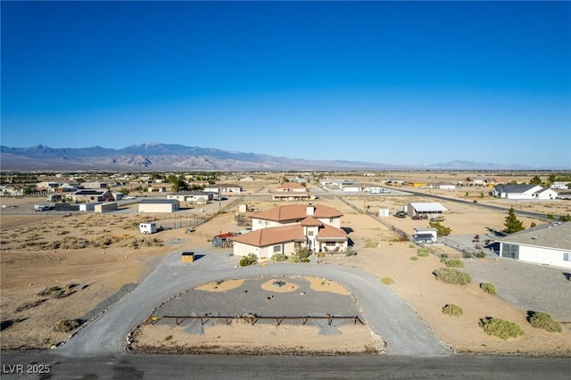 3821 Tumbleweed Ave, Pahrump, NV 89048 - aerial perspective of suburban area featuring mountains