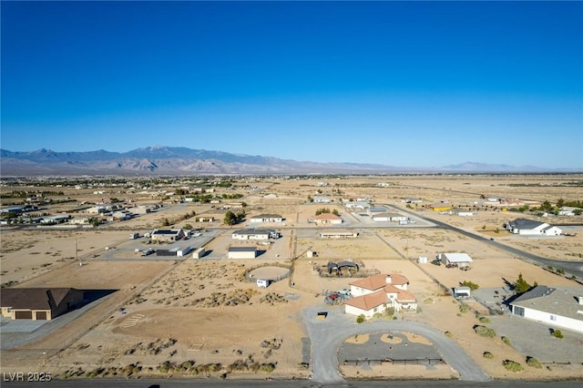 3821 Tumbleweed Ave, Pahrump, NV 89048 - aerial view of property's location with mountains and nearby suburban area